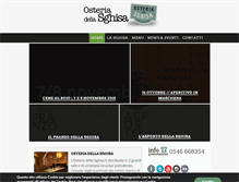 Tablet Screenshot of osteriadellasghisa.com